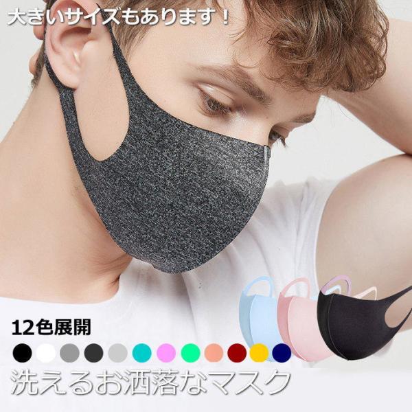 在庫あり 黒 マスク 洗える 手洗い 繰り返し使える NEK ブラック 大人用 花粉 pm2.5 ス...