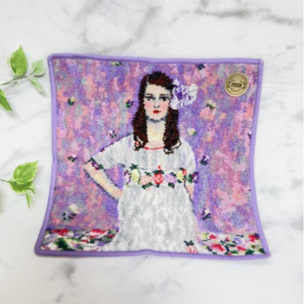 フェイラー 限定品 クリムト ハンカチ FEILER タオル パープル 新品 送料無料