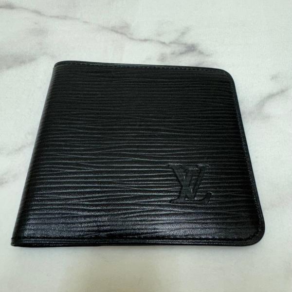 LOUIS VUITTON ルイヴィトン エピ 財布 札入れ ブラック 美品 送料無料 シリアルナン...