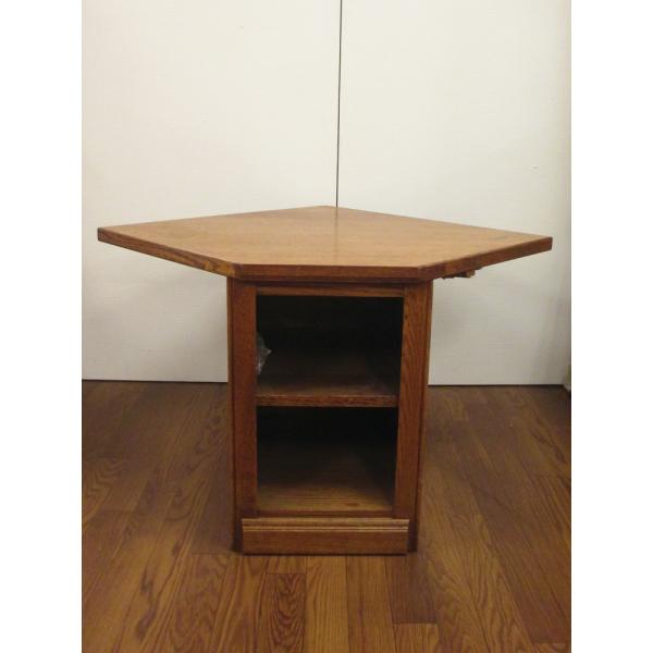 【送料無料】　ベルギー製　コーナーボード　三角（大）ブラウンウッド