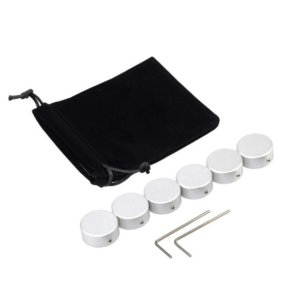 ギターエフェクトキャップ エフェクター フットスイッチハット 3つのネジで固定します レンチ2枚付け...