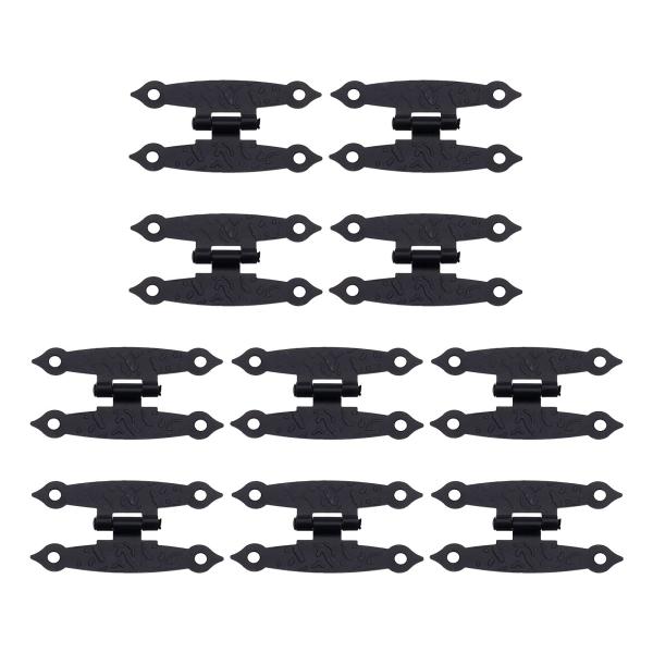 蝶番 アンティーク 兆番 丁番 ドア 扉 木箱用 ヒンジ 固定 金具 金物 クラシック DIY ブラ...