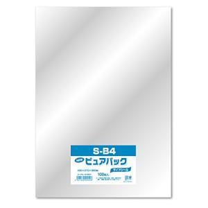 エスティシー 透明 袋 ピュアパック S B4 100枚入｜hyper-market