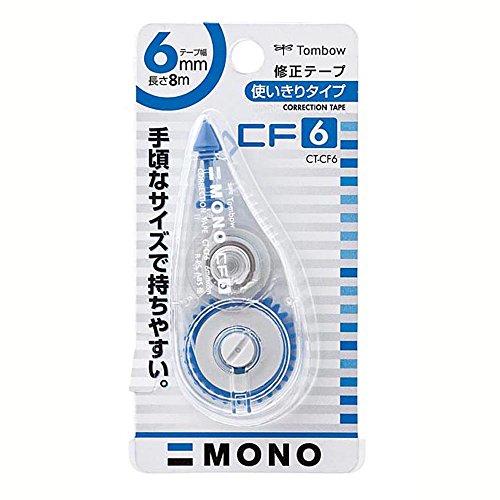 トンボ鉛筆 修正テープ MONO モノCF 6mm 10個 CT-CF6-10P