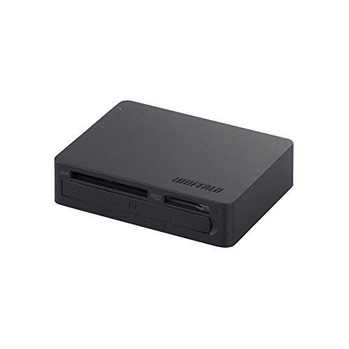 BUFFALO USB3.0高速転送カードリーダー ハイエンドモデル ブラック BSCR25TU3B...