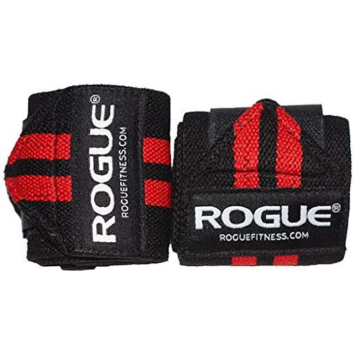 (ローグ) Rogueフィットネス クロスフィットリストラップ フィットネス用 赤/黒