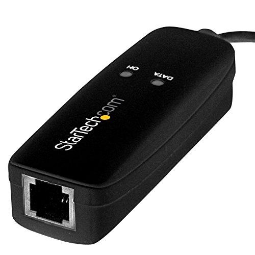StarTech.com USB Faxモデム／USB 2.0／56K V92モデムアプター／外付け...