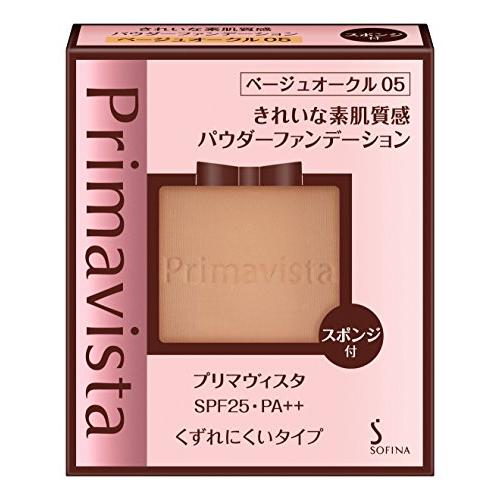 プリマヴィスタ きれいな素肌質感パウダーファンデーション ベージュオークル05 SPF25 PA++...