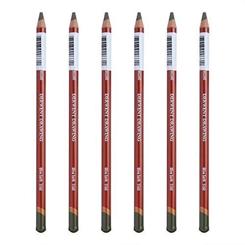ダーウェント 色鉛筆 ドローイングペンシル オリーブアース 5160 ケース6本 0700681