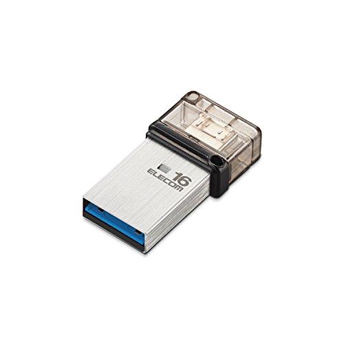 エレコム USBメモリ 16GB USB3.0 USB3.1 OTG対応 microBコネクタ対応 ...