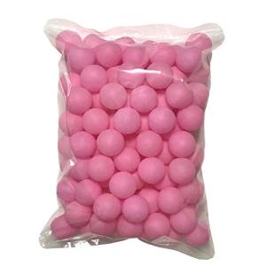 TAKASUE ピンポン玉 娯楽用 卓球ボール プラスチック ボール 無地 ピンク 100個｜hyper-market