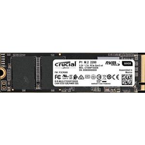 Crucial(クルーシャル) P1シリーズ 500GB 3D NAND NVMe PCIe M.2 SSD CT500P1SSD8｜hyper-market