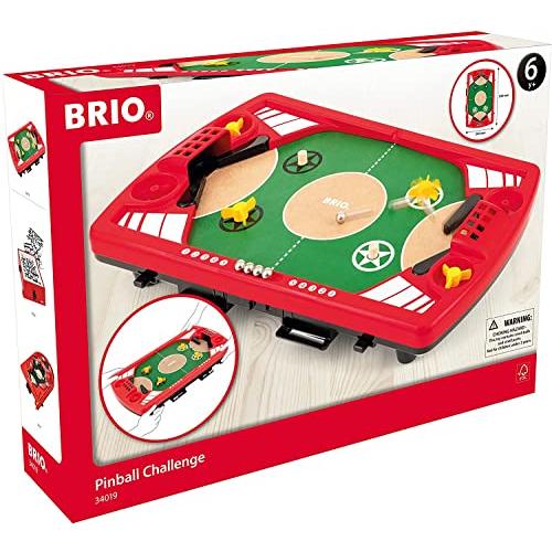 BRIO (ブリオ) ピンボールバトル 対戦式 (木のおもちゃ 知育玩具 ボードゲーム) 34019