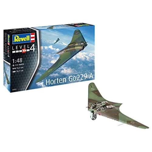 ドイツレベル 1/48 ドイツ空軍 ホルテン GO229A-1 プラモデル 03859