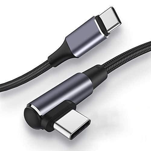 USB Type C ケーブル L字 2M 100W/5A PD対応 QC 4.0急速充電 高速デー...