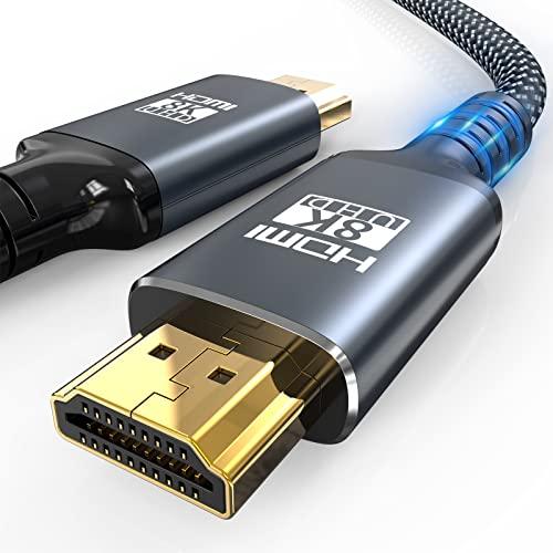 Eareyesail 8K HDMI 2.1 ケーブル 1 M,48Gbps 超高速ゲーミング 編組...