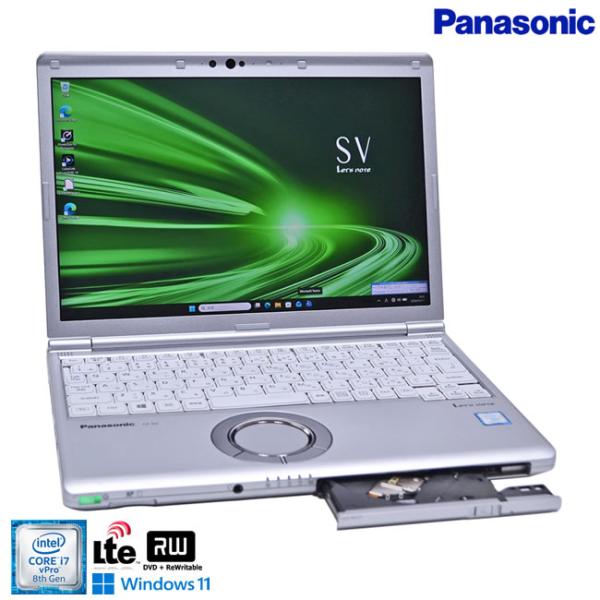 LTE 顔認証 メモリ16G m.2SSD512G Panasonic Let's note SV8...