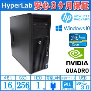 水冷式 HP Z420 WorkStation Xeon E5-1620 v2 QuadroK2000 メモリ16GB