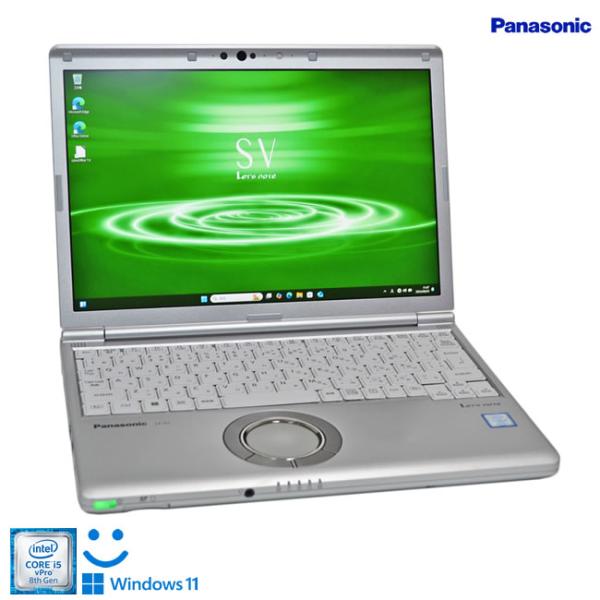 顔認証 Webカメラ Panasonic Let's note SV8 中古 第8世代 Core i...
