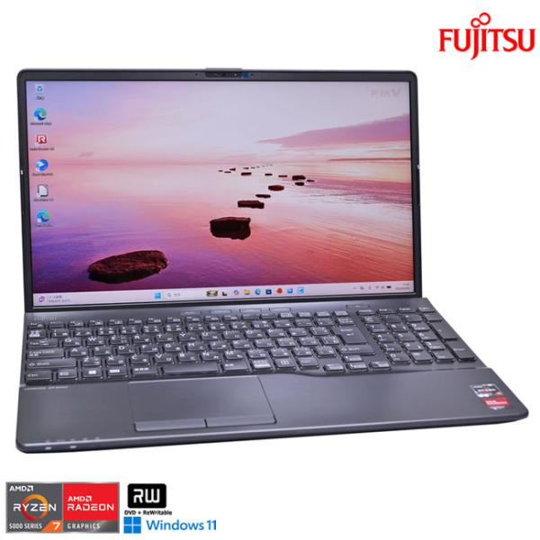 Ryzen 7 5700U with Radeon 富士通 LIFEBOOK AH50/G2 m.2...