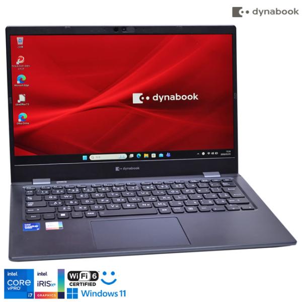 Core i7 1185G7 IrisXe Wi-Fi6 顔認証 dynabook G83/HU メ...