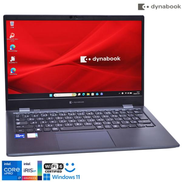 13.3型 顔認証 Wi-Fi6 dynabook G83/HU Core i7 1185G7 Ir...