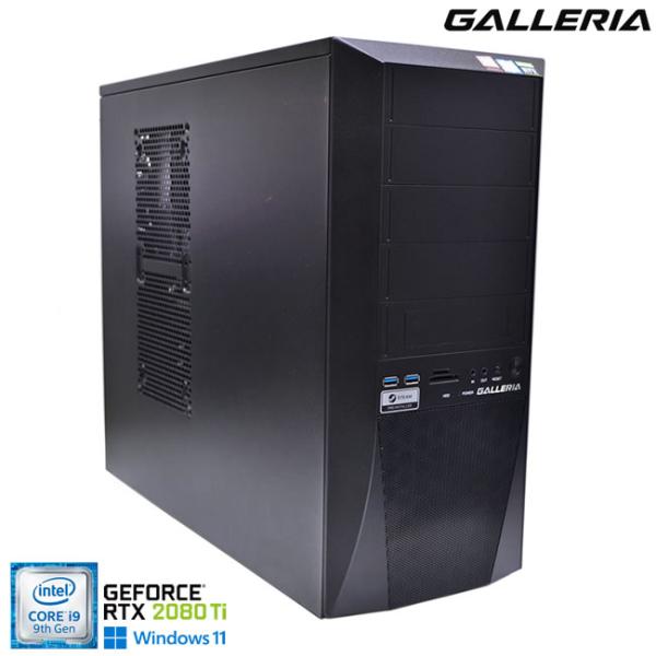 ゲーミングPC RTX2080ti Galleria ZZ 9900K Core i9 9900K ...