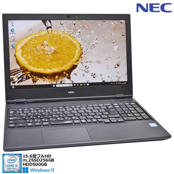 ノートパソコン フルHD NEC VersaPro VKT16/X-5 Corei5 8265U m...