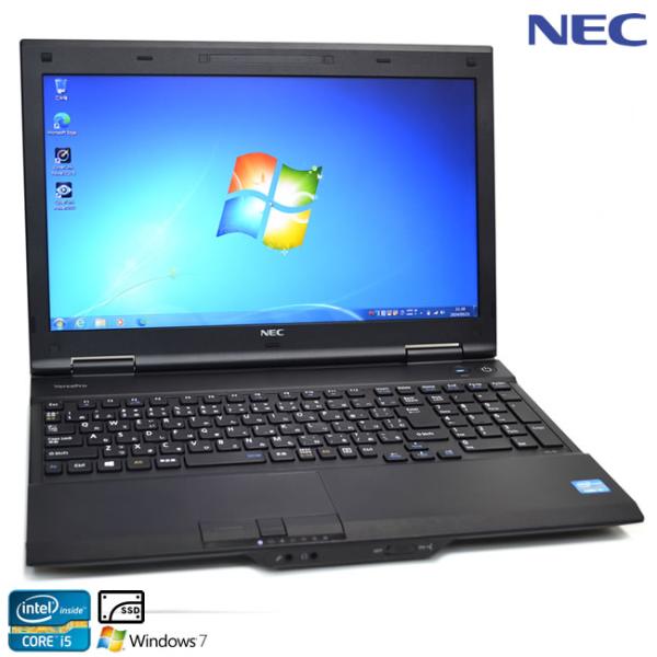 Windows7 32bit ノートパソコン 中古 NEC VersaPro VK26T/L-G C...