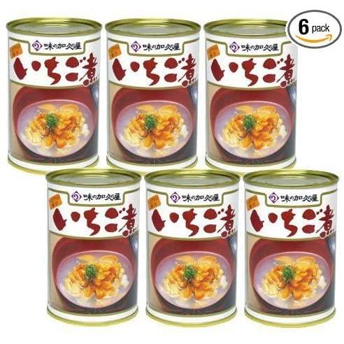 味の加久の屋 ウニとアワビの潮汁 いちご煮 415g×6缶