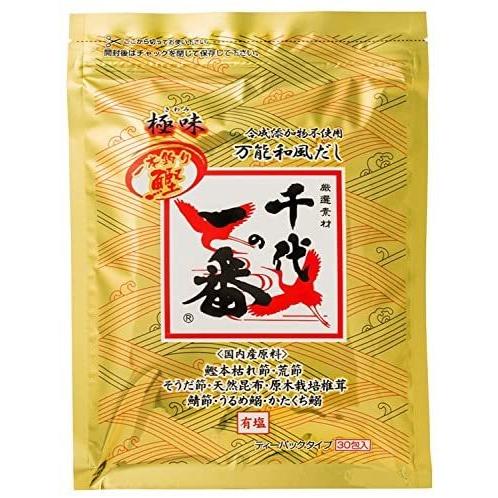 千代の一番　一本釣り鰹　極味　万能和風だし【ティーパック方式・30包入】S