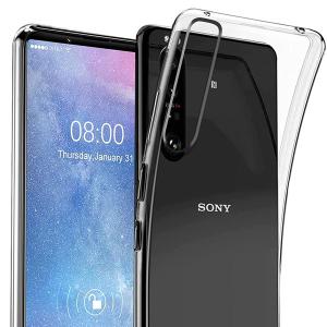 Xperia 1 IV SO-51C SOG06 A201SO用 マイクロドット ソフトクリアケース エクスペリア ケース 透明 スマホ ソフトケース 耐衝撃｜hypnos