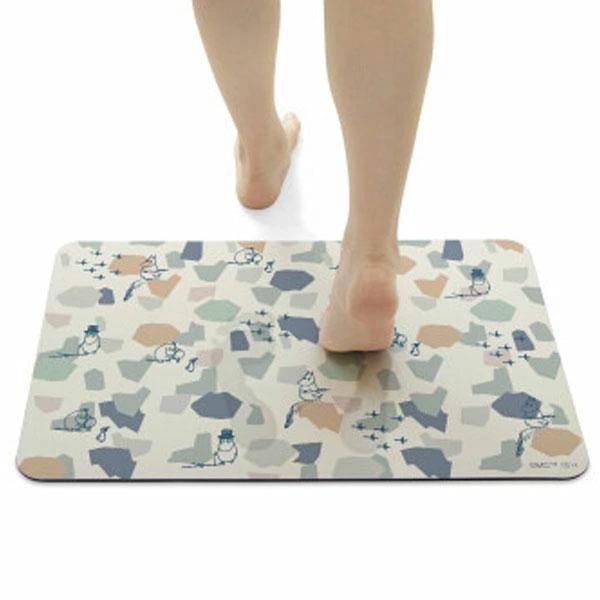 ムーミン 珪藻土入り バスマット スナフキン スニフ MOOMIN 足ふきマット 吸水 速乾 新生活...
