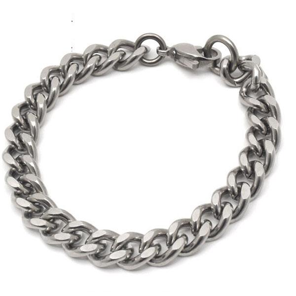 チタン ブレスレット 8.4mm 日本製 喜平 男性 メンズ ギフト 留め具 キヘイブレスレット チ...