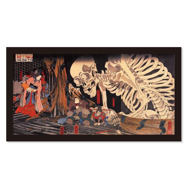 アートパネル 浮世絵 和楽 国芳/相馬の古内裏 壁掛け インテリア アート フレーム 和 パネル オ...