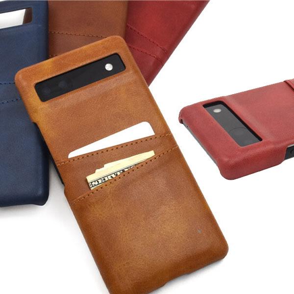 Google Pixel 6a グーグルピクセル6Aケース 耐衝撃 ポケット付き PUレザー ケース...