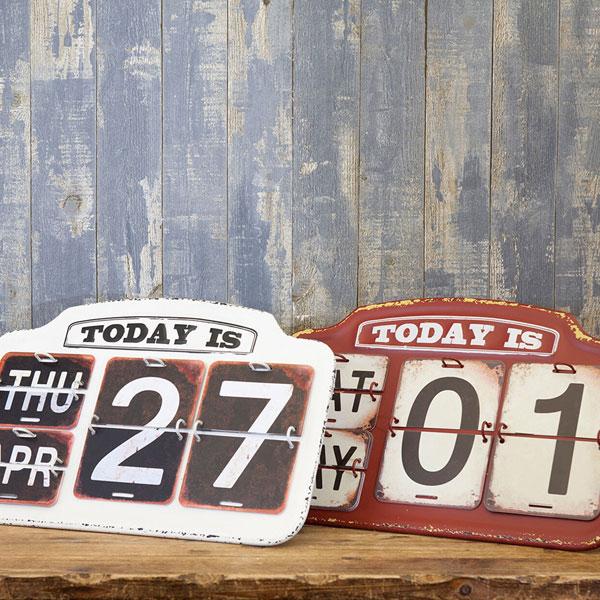 日めくりカレンダー アメリカンクラシック メタル テーブルカレンダー アメリカン雑貨 おしゃれ TO...