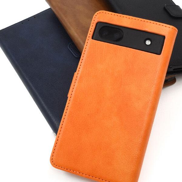 Google Pixel 6a 手帳型ケース 手帳 ケース グーグルピクセル カラーレザー手帳型ケー...