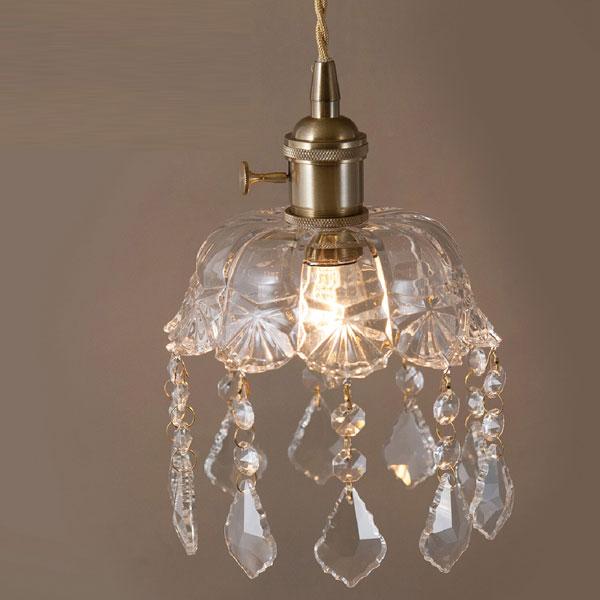 LED電球対応 クラリティ ペンダントランプ 1灯 ライト 照明器具 天井照明 ペンダントライト 吊...