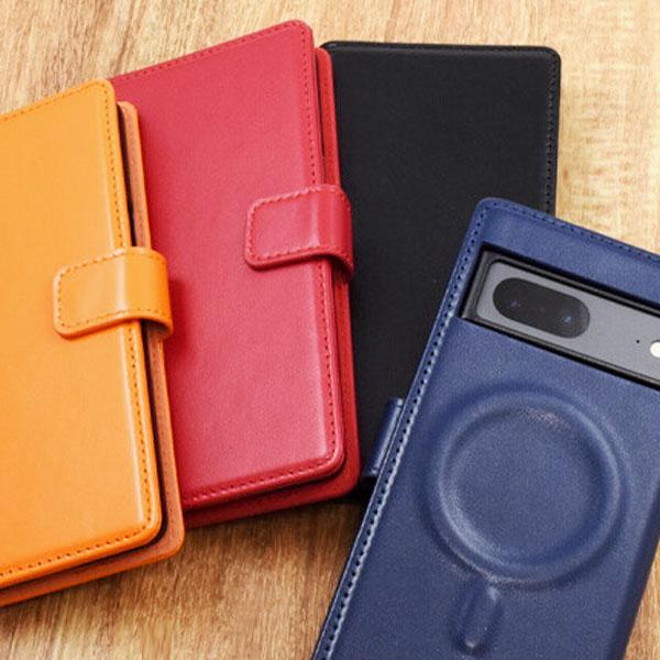 Google Pixel7 羊本革 手帳 ケース MagSafe搭載 グーグル ピクセル 7 カラー...