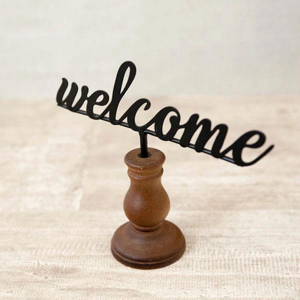 WELCOME テーブルスタンド welcome 店舗 看板 アルティメットデコール 開店 ドア 入...