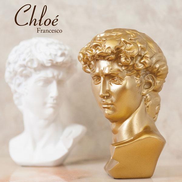 インテリア オブジェ 北欧の フェイク 石膏 頭部 肖像画 フランチェスコ 像 ミニ 彫刻 アート ...