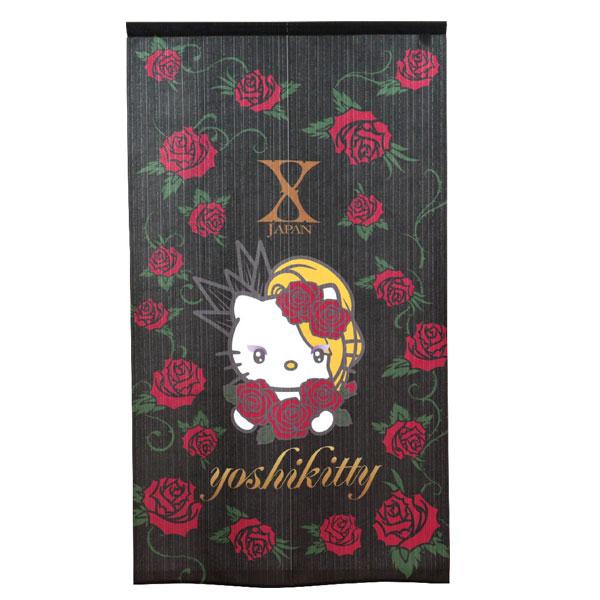 のれん サンリオキャラクターズ yoshikitty 85cm幅 150cm丈 X JAPAN TH...