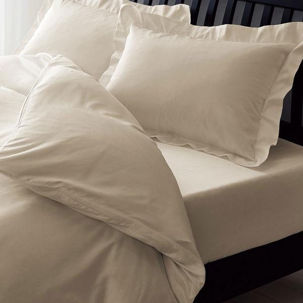 西川 クイックシーツ シングル 100×200cm インド超長綿 サテン織り ボックスシーツ 無地 ...