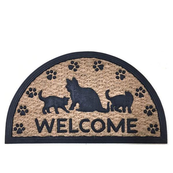 玄関マット 屋外 屋内 ラグマット おしゃれ ラグ マット カーペット 高級感 泥落とし ラバーコイ...