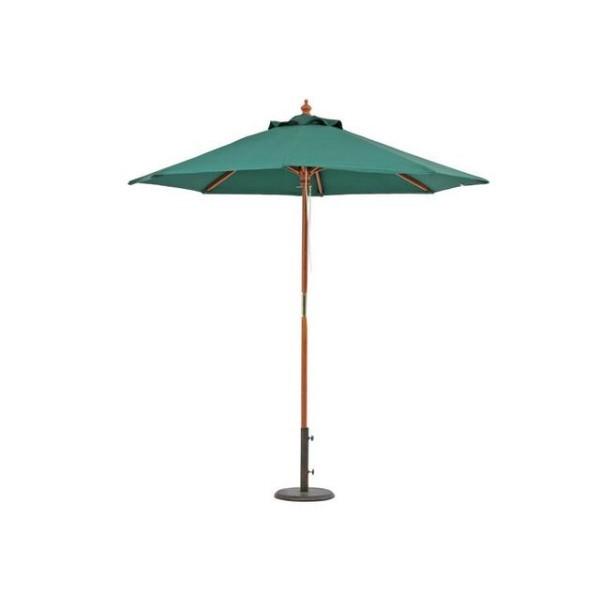 ガーデンパラソル 半円型 ガーデニング カフェ 日除け 防水 撥水 UV 210cm 木製 パラソル