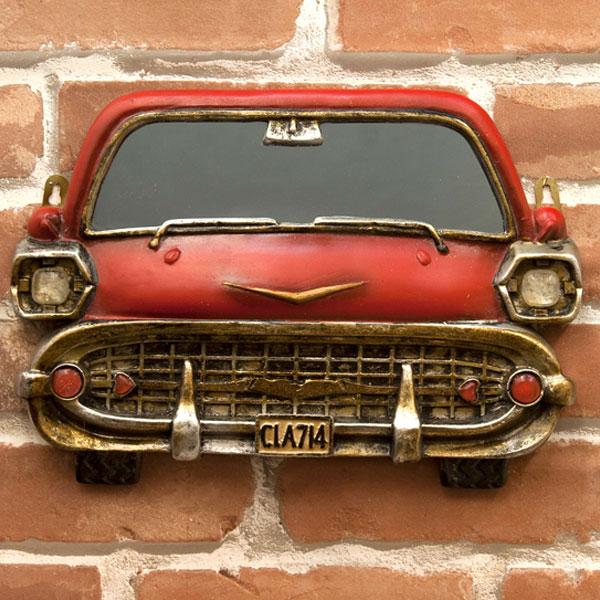 ドアミラー 鏡 ミラー おしゃれ リビング スタジオ カーミラー アンティーク 省スペース 壁面ミラ...