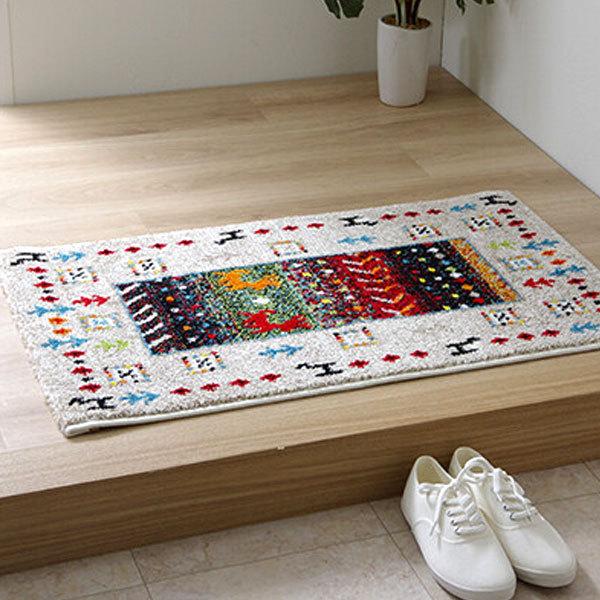 玄関マット トルコ製 ウィルトン織り 抗菌防臭 消臭機能 へたりにくい 室内 屋内 薄型 店舗 おし...