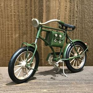 ブリキのおもちゃ Messenger Bicycle 自転車 置物 ヴィンテージ サイクル 乗り物 小物 レトロ アメリカン雑貨 オブジェ インテリア レトロ プレゼント｜hypnos