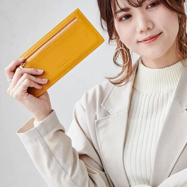 長財布 レディース 薄い 薄さ0.3cm 薄型長財布 財布 本革 レザー 薄型 軽量 コンパクト 軽...